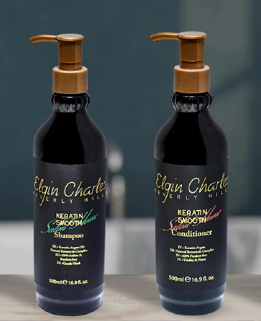 Keratin Smooth Shampoo & Keratin Smooth Conditioner (Bundle)